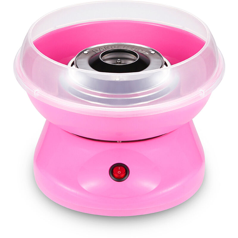 Image of Haloyo - 500W Retro Cotton Candy Machine ®,Macchina per Marshmallow Fai da Te per Feste in Casa,27 x 26 x 18 cm,rosa