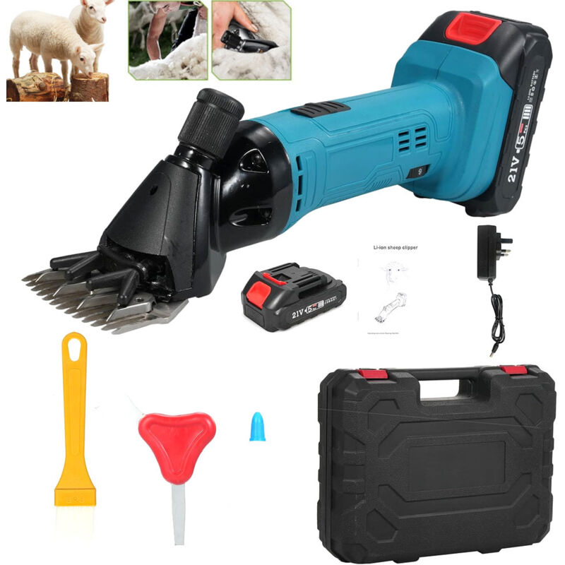 500W Tondeuse Electrique Mouton,Tondeuse à Moutons Machine avec 6 Vitesses Réglables,Machine de Cisaillement Professionnelle pour Tondeuse Animaux