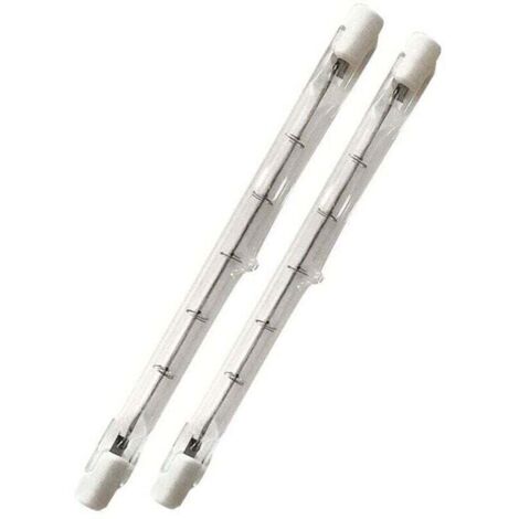 500W tube R7s 118mm halogène Dimmable Blanc Chaud 2800K ampoule crayon r7s linéaire 11000lm AC 200-240V pour l’éclairage de maison, travail, sécurité, lampadaire, etc (5pcs)