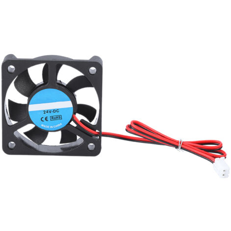 5010 24V Lüfter für DIY-3D-Drucker, 4000-6500 U/min, 8-14 CFM Luftdurchsatz, 2 Pins