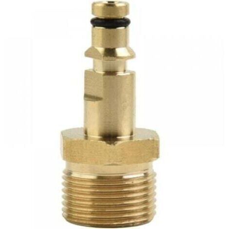 (50×23×23)Adaptateur M22 pour nettoyeur haute pression en laiton massif et raccord de sortie série K pour Karcher, Nilfisk