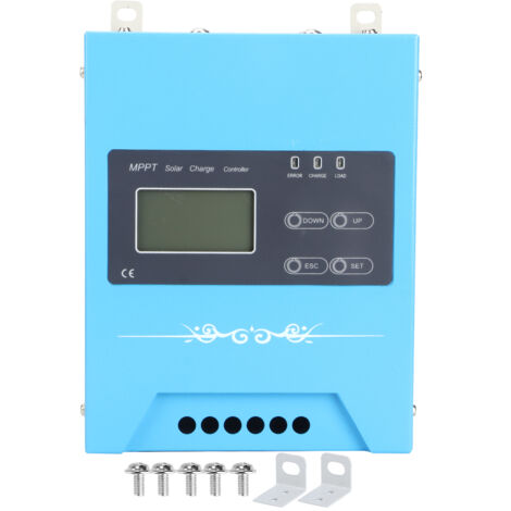 50A MPPT-Solarladeregler aus Aluminiumlegierung für 12V, 24V und 48V Batterien