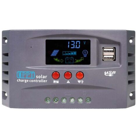50A Solar-Laderegler, automatische Erkennung 12V/24V