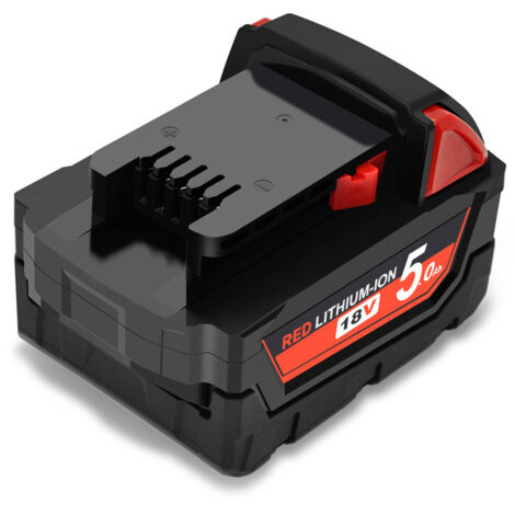 5.0Ah 18V Lithium ion Replacement Battery for Milwaukee 18V M18 48-11-1820 48-11-1850 48-11-1860 48-11-1828 48-11-10 Tools