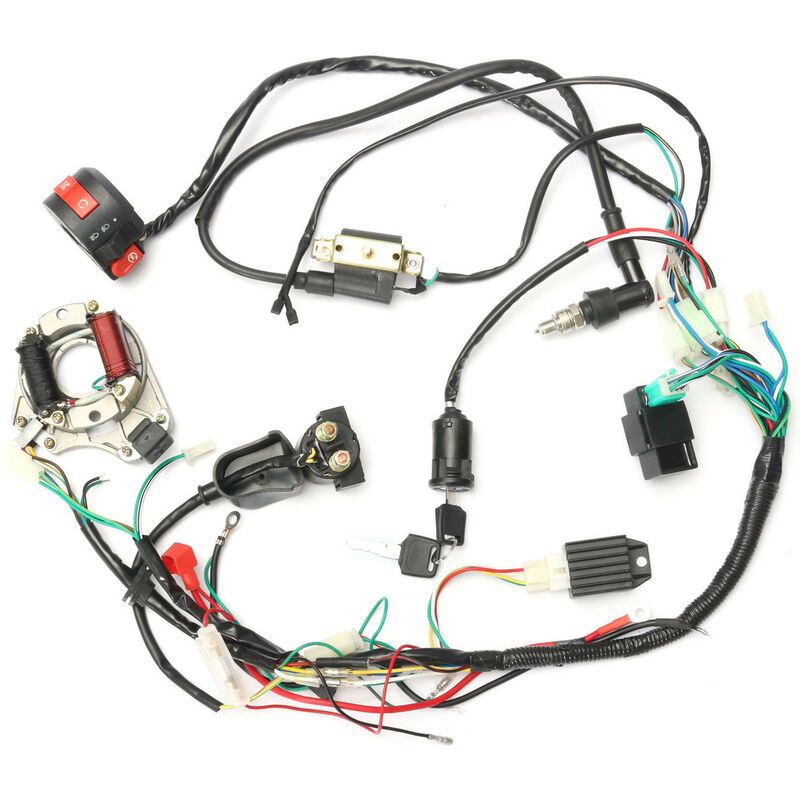 Dmtool - 50CC 70CC 90CC 125CC cdi tout électrique démarrage de câblage Tissage de faisceau atv assemblage de quatre roues Coolster