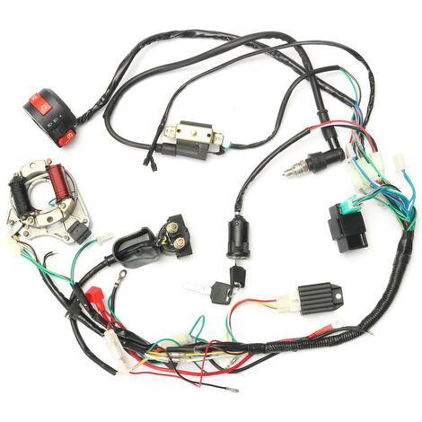 DMTOOL 50CC 70CC 90CC 125CC CDI tout électrique démarrage de câblage Tissage de faisceau ATV assemblage de quatre roues Coolster