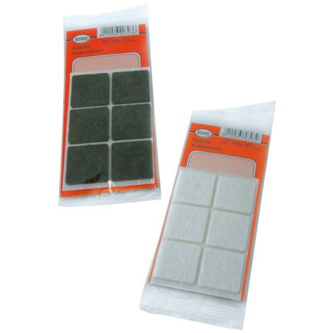 50CF FELTRINO MILLEUSI RETTANGOLARE - Col. Marrone mm. 25x50 4 pz.