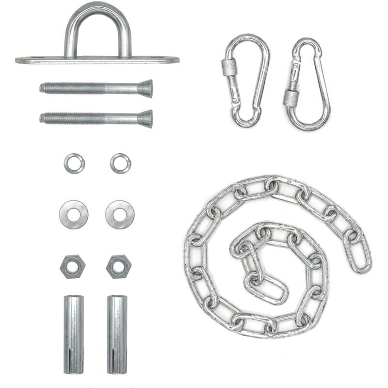 

Amanka - 50cm Cadena de Silla Colgante 230kg Gancho de Techo Suspensión Hamaca Saco