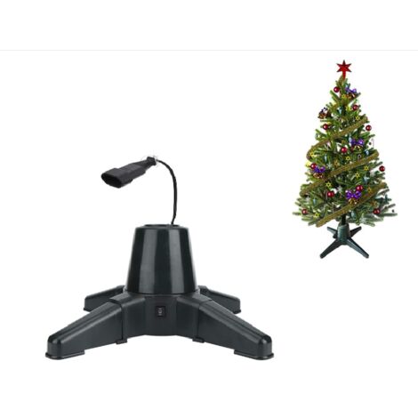 50cm Christmas tree stand Mono-cable and safety technique for trees up to 2.5 m Artificial Christmas tree, rotating Christmas tree, Suitable for Christmas trees under 2.2 cm in diameter (Ø2.2 cm)