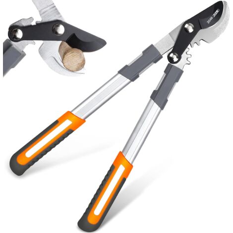 50cm Lopper,Geared Cutting System,Multi-thickness,Can Cut Thick Branches with a Diameter of 3cm,Sharp SK5 Blade,Stable Aluminum Handle,Professional Loppers