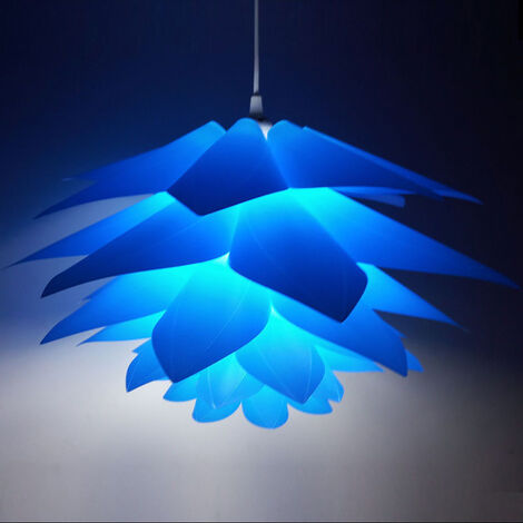 E27 Lamp Shade Lotus Pendant Deco Plastic Ceiling Light For Living Room Luster Table Lamp
