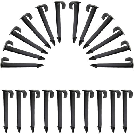 50er-Pack schwarze Gartenschlauchklemmen