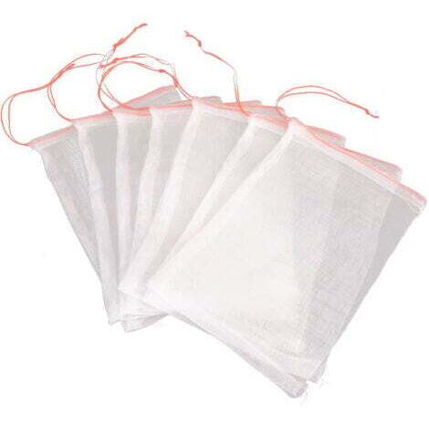 50er Packung Nylon-Obstschutzbeutel 25x15cm Traubenschutzbeutel Schutznetz für Gemüsegarten