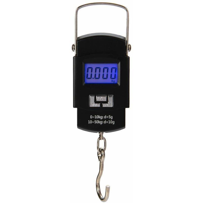 50kg Luggage Scale, Portable Digital Fishing Scale, Luggage Scale for Fishing, Suitcase Weighing, Travel, Home Use, etc.