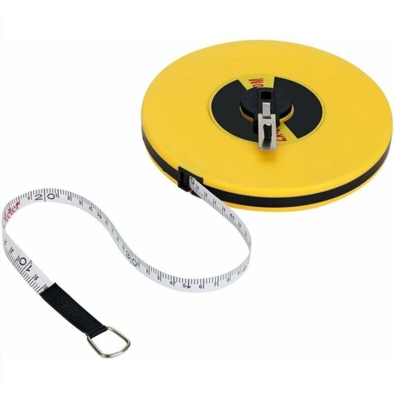 50m Measuring Tape - Fiberglass Measuring Tape Reel Measure Tools (1 pc)