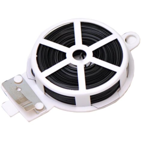 50m Multipurpose Metal Fastener Tie, For Kitchen, DIY, Fasteners, Food Bag, Freezer Bag, Fastener Strip 1pcs Black