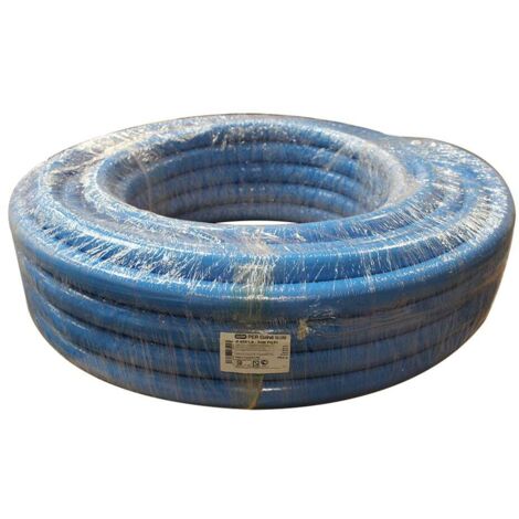 50m Tube PER Prégainé Isolé Ø20 Bleu - 9 mm isolant - Barbi Blansol