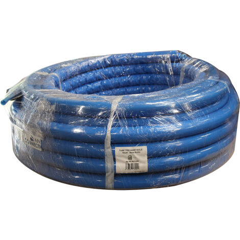 50m tube PER prégainé isolé bleu Ø20 - TRA
