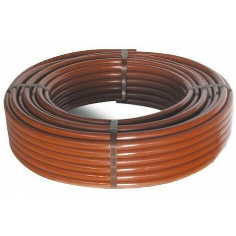 50m Tuyau d'arrosage goutte à goutte 16mm marron, sans goutteurs, Suinga