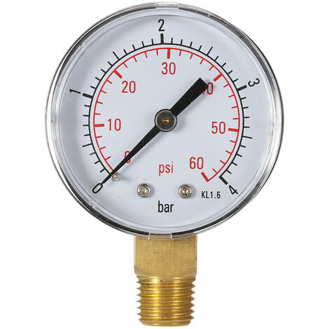 Entlüfter well2wellness® Pool Manometer/Wasser d 1/8 Zoll mit T-Anschluss 