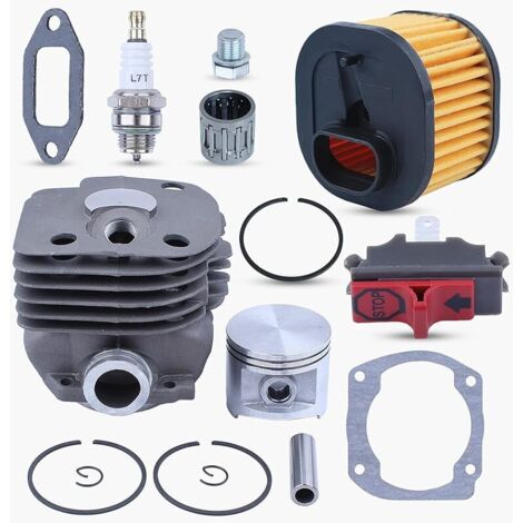 50mm Cylindre Piston Anneaux Roulement de Filtre à air Joint Reconstruire Kit pour Husqvarna 372XP Tronçonneuse Pièces détachées 503 81 80-04