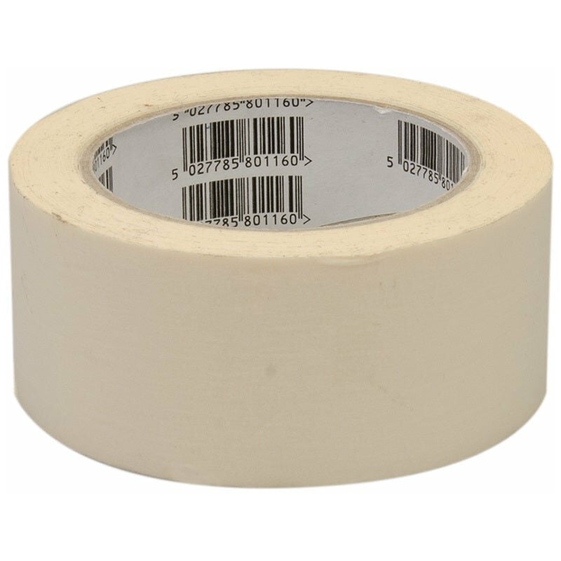 Loops - 50mm x 50m Paper Masking Tape Residue Free Adhesive Decorating Painting Shield
