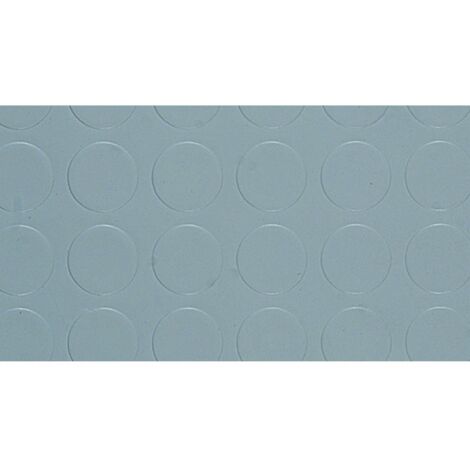50MQ COPRIPAVIMENTO IN PVC BOLLATO GRIGIO Rt. Mtl 25x mt.2 h spess. mm.1 MQ 50
