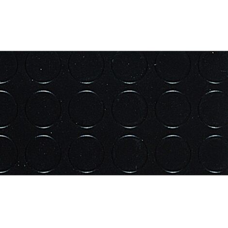 50MQ COPRIPAVIMENTO IN PVC BOLLATO NERO Rt. Mtl 25x mt.2 h spess. mm.1 MQ 50