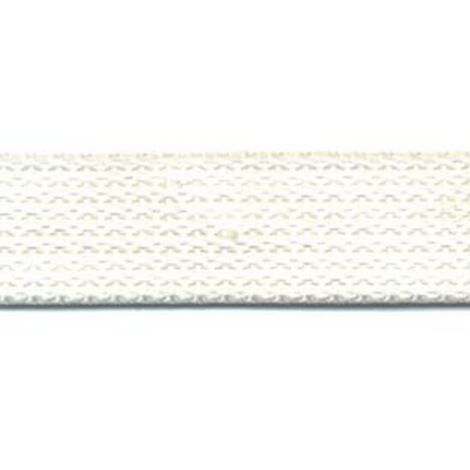 50MT CINTINO NYLON BIANCO PER AVVOLGIBILI - mt.50x mm.22h. in rotolo gr.23 per m