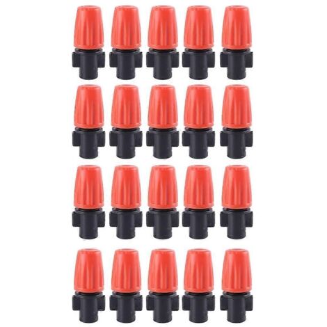 50pcs Adjustable Garden Sprinklers Durable Watering Nozzles for Automatic Plant Care Lightweight Practical Irrigation for Lawns Greenhouses