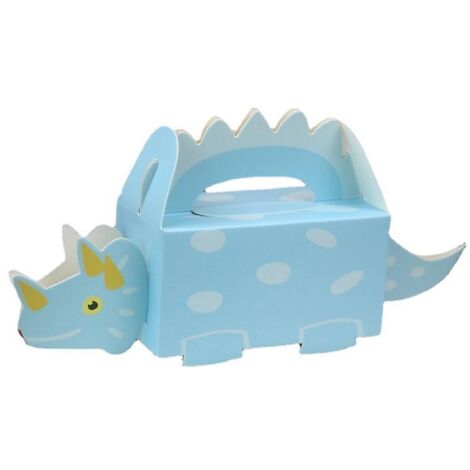 50pcs Cartoon Dinosaur Packaging Box (blue),bote Cadeau En Carton,bote Cadeau Vide,mini Bote  Bonbons,chocolat,graduation Season,wedding,festival,