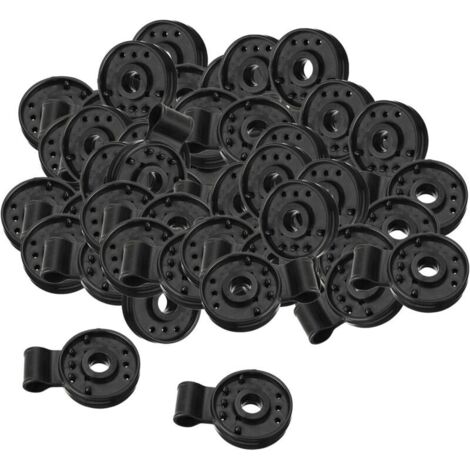 50Pcs Clips de bâche - Pince de Serrage pour auvent Coupe-Vent - Accessoire de Clips de Tente pour Camping, bâches, Toile d'ombrage de