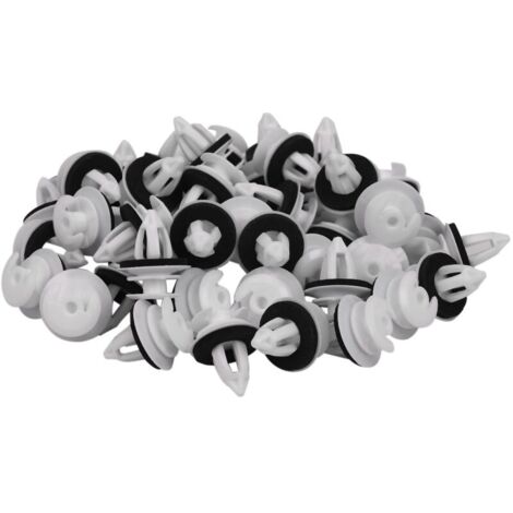 50pcs Clips de panneau de porte avec anneau d’étanchéité compatible Bmw E34 E36 E38 E39 E46 X5 M3 M5 Z3