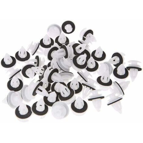 50Pcs Clips De Panneau De Porte De Voiture avec Bague D'étanchéité pour E34 E36 E38 E39 E46 M3 M5 Z3 X5