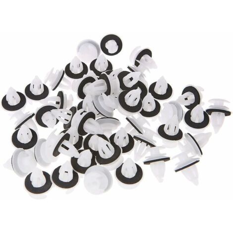 50Pcs Clips De Panneau De Porte De Voiture avec Bague D'étanchéité pour E34 E36 E38 E39 E46 M3 M5 Z3 X5