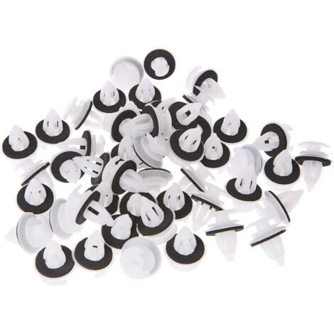 50Pcs Clips De Panneau De Porte De Voiture avec Bague D'étanchéité pour E34 E36 E38 E39 E46 M3 M5 Z3 X5