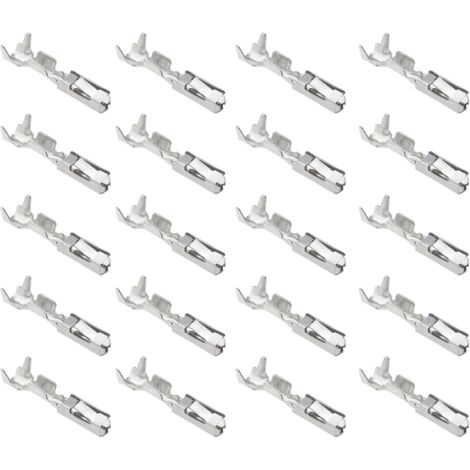 50pcs Crimp Contacts for Micro-Timer N90764701 Compatible with VW Repair Terminals Wiring Crimping Pins 0.50mm² - 0.75mm² Model 33-0177