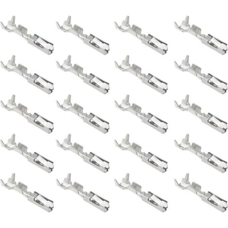 50pcs Crimp Contacts for Micro-Timer N90764701 Compatible with VW Repair Terminals Wiring Crimping Pins 0.50mm² - 0.75mm² Model 33-0177
