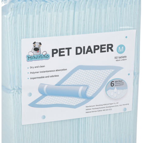 50Pcs Disposable Pet Toilet Training Pads