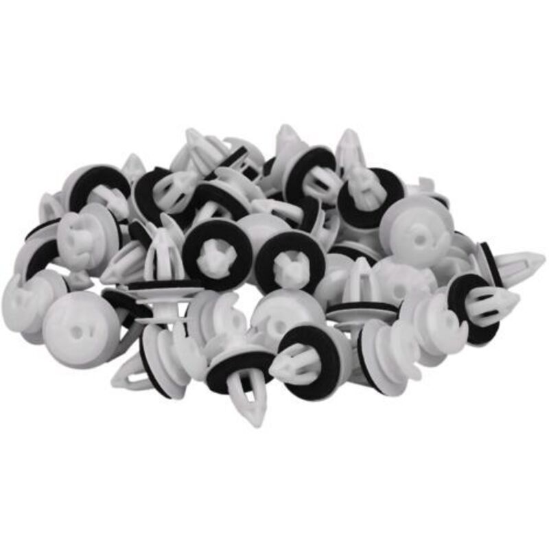 50pcs Door Panel Clips with Grommet Fits BMW E34, E36, E38, E39, E46, X5, M3, M5, Z3