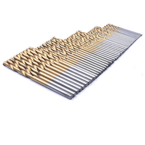 15 pièces foret à queue hexagonale foret hélicoïdal foret en acier à grande vitesse 1/4 pouce changement rapide pour bois plastique acier métal