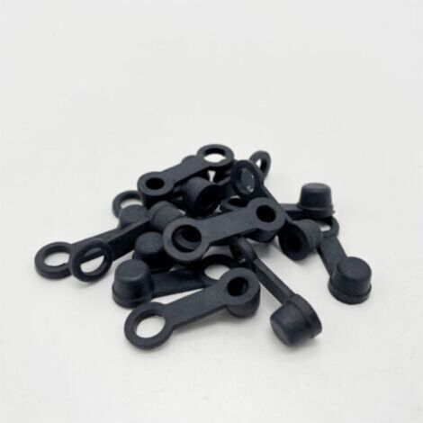 50pcs Frein Purge Vis Bouchons Graisse Raccord Capuchon Anti-Poussière Frein Mamelon Capen Caoutchouc pour Voiture Moto Automobile
