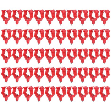 50Pcs G1/2in G3/4in Integrated Spring Drinker Poultry Drinking Nipple Chicken Farm Accessories