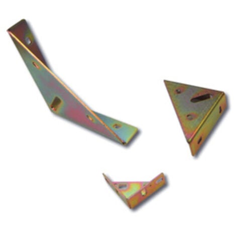 Piastra Angolare 135° In Acciaio Zincato L 90 X Sp 2.5 X H 65 Mm - Foto 8