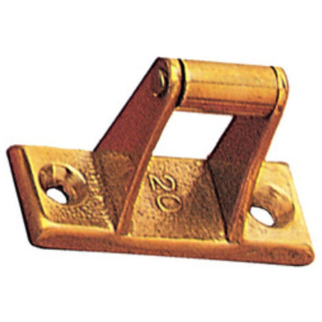 50PZ CAVALLOTTI CON 2 VITI OTTONE LUCIDO DA 25