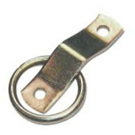 50PZ CAVALLOTTO SEMPLICE CON ANELLO SALDATO ACCIAIO ZINCATO - mm.80x20x3