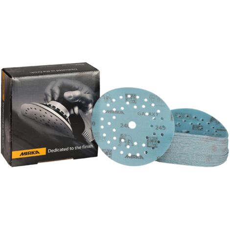 50PZ DISCO ABRASIVO CIRCOLARE MULTIFORO 'GALAXY MULTIFIT GRIP' +y 125 mm grana 2