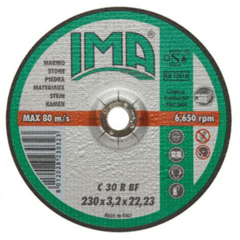50PZ DISCO PER MARMO IMA DIAMETRO 230X3,2