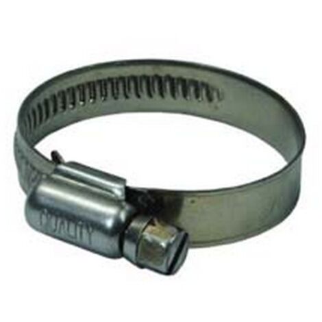 50PZ FASCETTA STRINGITUBO IN ACCIAIO INOX AISI 304 MM.10 - ø mm.32/50