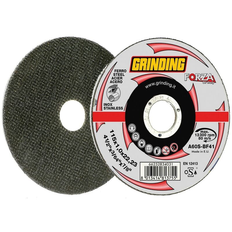 15PZ grinding forza disco piano x ferro 115X1,0